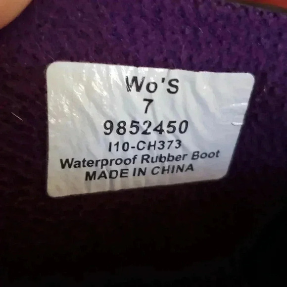 Sperry top sider Black Rainboots size 7 firm price - Picture 5 of 8